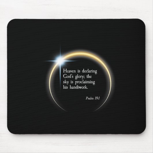 Eclipse 太陽の 2024 - Psalm 191 マウスパッド (正面)
