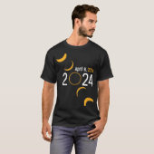 Eclipse 太陽の 2024 tシャツ (正面フル)