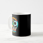 Eclipse 太陽の 2024 Tレックス着用ガ太陽のラス コーヒーマグカップ (正面左)