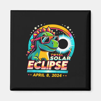 Eclipse 太陽の 2024 Tレックス着用ガ太陽のラス マグネット