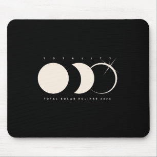 Eclipse 太陽の 2024 Total Eclipse Astronomy Graphic マウスパッド