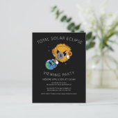 Eclipse 太陽の 2025写真爆弾の表示招待状 インビテーションポストカード (スタンド正面)