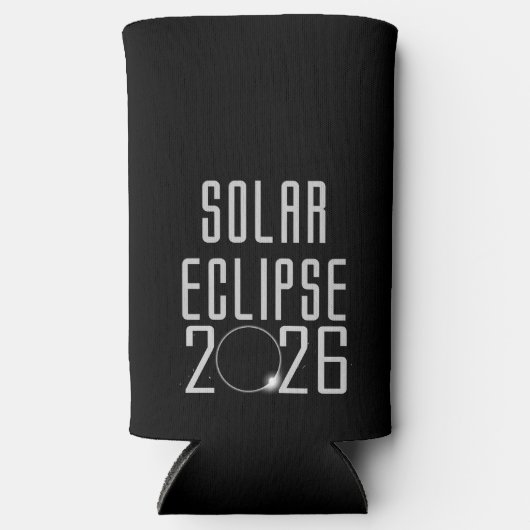 Eclipse 太陽の 2026は居心地が良い スリム缶クーラー (正面)