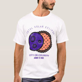 Eclipse 太陽の 2026カスタムの合計 tシャツ