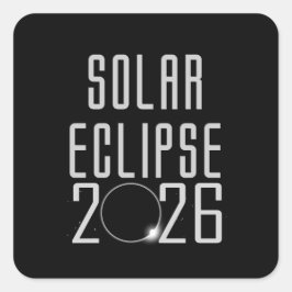 Eclipse 太陽の 2026ボタン スクエアシール