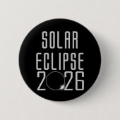Eclipse 太陽の 2026ボタン 缶バッジ (正面)