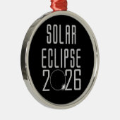 Eclipse 太陽の 2026記念オーナメント メタルオーナメント (右)