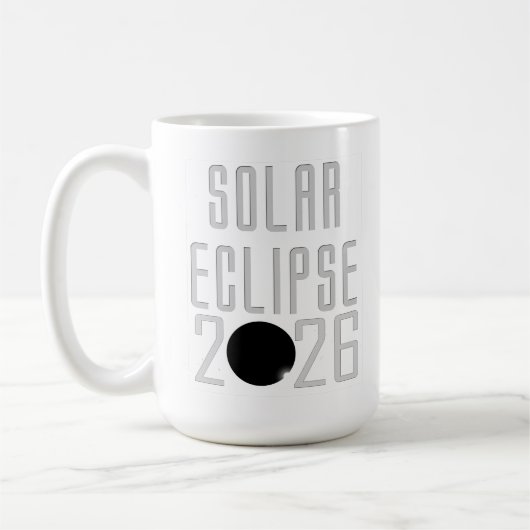 Eclipse 太陽の 2026 コーヒーマグカップ (左)