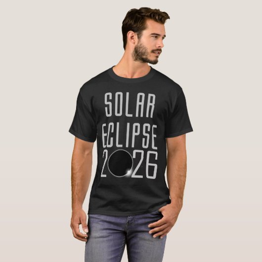 Eclipse 太陽の 2026 tシャツ (正面フル)