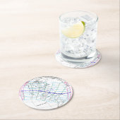 Eclipse 太陽の 2045のグローバルパス合計 ラウンドペーパーコースター (インサイチュ)