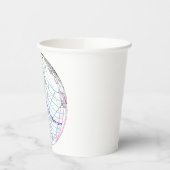 Eclipse 太陽の 2045のグローバルパス合計 紙コップ (左)