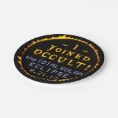 Eclipse 太陽の 21 威厳がある 2017オカルトおもしろい合計 ペーパープレート (アングル)