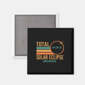 Eclipse 太陽の Arkansas 2024年4月8日Total Totality マグネット (正面/裏面)