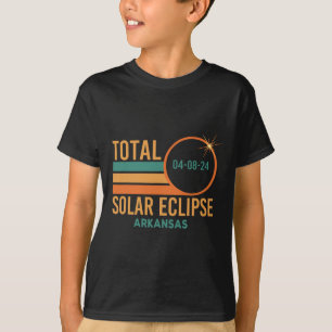 Eclipse 太陽の Arkansas 2024年4月8日Total Totality Tシャツ