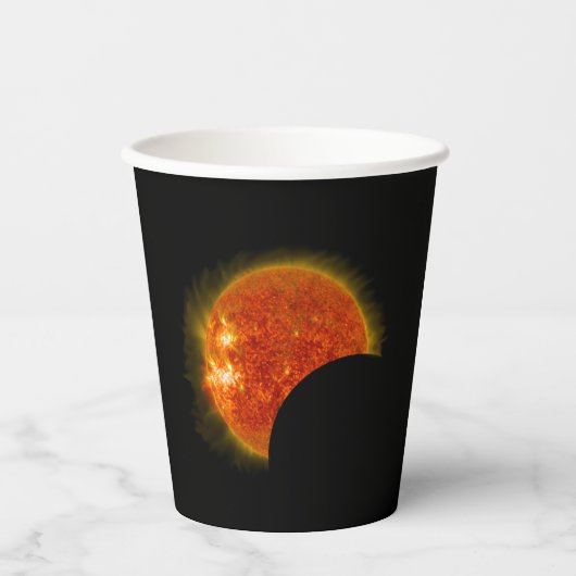 Eclipse 太陽の in Progress紙カップ 紙コップ (正面)
