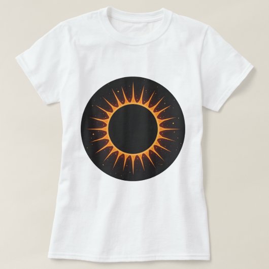 Eclipse 太陽の Tシャツ (デザイン正面)