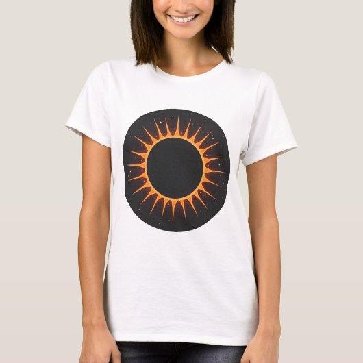 Eclipse 太陽の Tシャツ (正面)