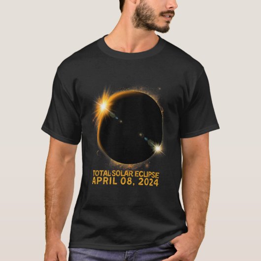 Eclipse 太陽の Tee 2024トータルEclipse太陽の 4.08.24 Tシャツ (正面)