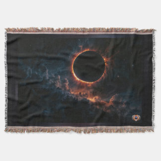 Eclipse 太陽の That Awe AI Artインスパイア by Xzendor7 スローブランケット
