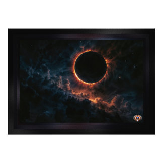 Eclipse 太陽の That Awe AI Artインスパイア by Xzendor7 フォトプリント