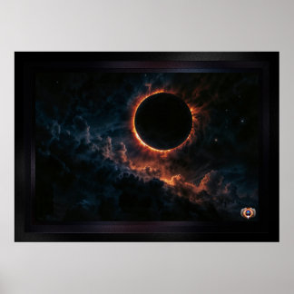 Eclipse 太陽の That Awe AI Artインスパイア by Xzendor7 ポスター