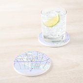 Eclipse 2017の太陽のグローバルパスの合計 コースター (側面)