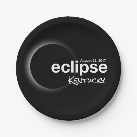 eclipse 2017ケンタッキー ペーパープレート (正面)