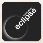 eclipse 2017 スクエアペーパーコースター (正面)