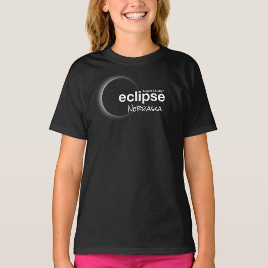 Eclipse 2017 – ネブラスカ tシャツ (正面)