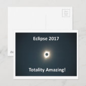 Eclipse 2017 – 全体驚き – オリジナル写真 ポストカード (正面/裏面)
