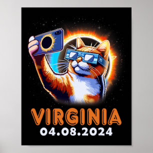 Eclipse 2024のVirgを使用した太陽の自撮り ポスター