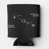 Eclipse 2024システムファ太陽のミリポートレート合計 缶クーラー (裏面)