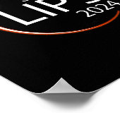 Eclipse 2024シャツの太陽のEclipseパーティー ポスター (角)