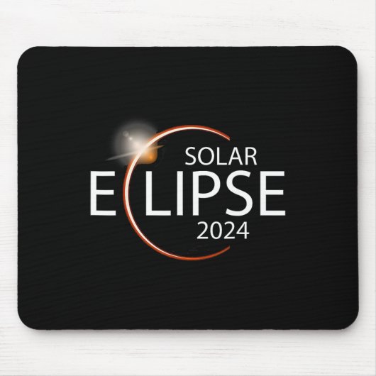 Eclipse 2024シャツの太陽のEclipseパーティー マウスパッド (正面)