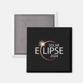 Eclipse 2024シャツの太陽のEclipseパーティー マグネット (正面/裏面)