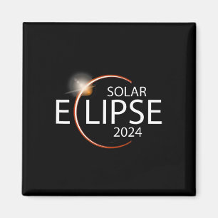 Eclipse 2024シャツの太陽のEclipseパーティー マグネット