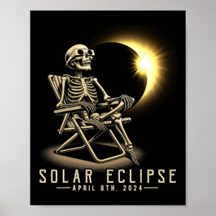 Eclipse 2024シャツ皆既日食2024年4月8日Sk ポスター