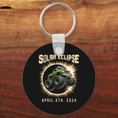 Eclipse 2024シャツ皆既日食2024年4月8日Tr キーホルダー (正面)