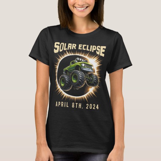 Eclipse 2024シャツ皆既日食2024年4月8日Tr Tシャツ (正面)
