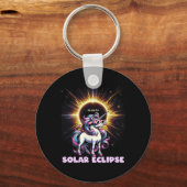 Eclipse 2024シャツ皆既日食4月8日24日Unic キーホルダー (正面)