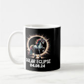 Eclipse 2024シャツ皆既日食4月8日24日Unic コーヒーマグカップ (左)