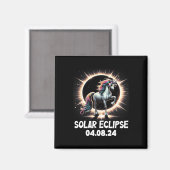 Eclipse 2024シャツ皆既日食4月8日24日Unic マグネット (正面/裏面)