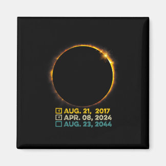 Eclipse 2024全体太陽ののチェックリスト2017 2 マグネット