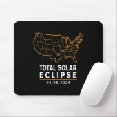 Eclipse 2024太陽のパーティーアメリカ総計米国 マウスパッド (マウス)