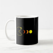 Eclipse 2024太陽のパーティーゲーマーおもしろいフェーズ合計 コーヒーマグカップ (左)