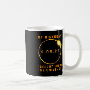 Eclipse 2024太陽の誕生日現在4.8.24合計 コーヒーマグカップ