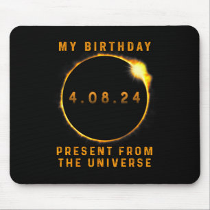 Eclipse 2024太陽の誕生日現在4.8.24合計 マウスパッド
