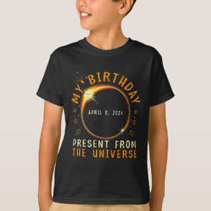 Eclipse 2024太陽の誕生日現在4.8.24合計 tシャツ