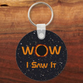 Eclipse 2024太陽の WOWを見た キーホルダー (裏面)