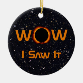 Eclipse 2024太陽の WOWを見た セラミックオーナメント